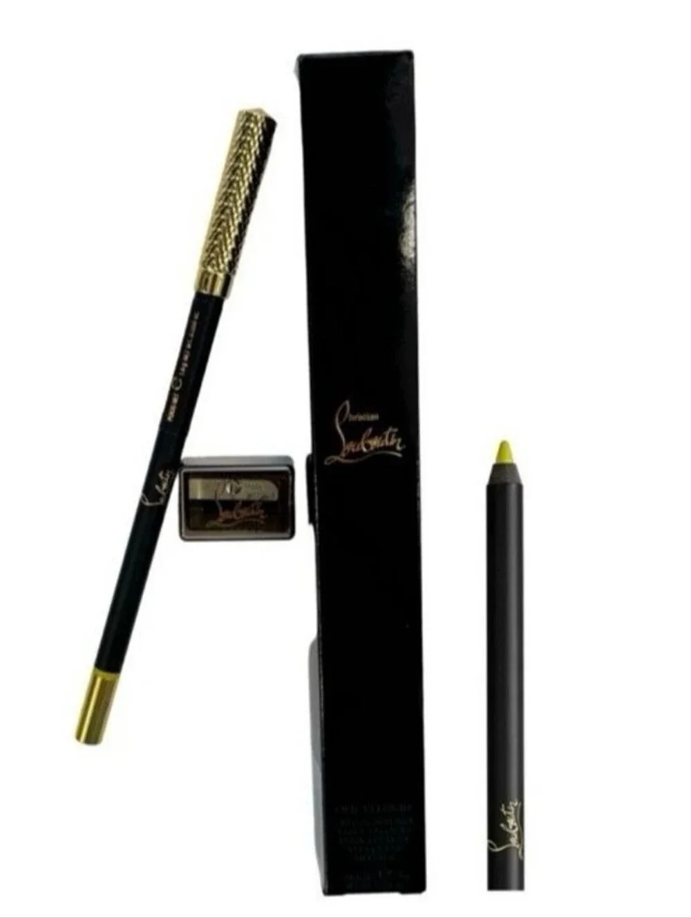 New In Box Christian Louboutin Oeil Velours Velvet Eye Definer HOT CHICK 500